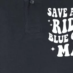 Save A Horse Ride A Blue Collar Man Softstyle Adult Sport Polo