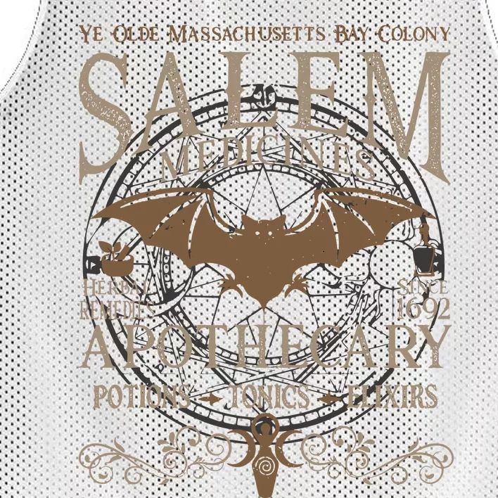 Salem Apothecary Halloween Mesh Reversible Basketball Jersey Tank