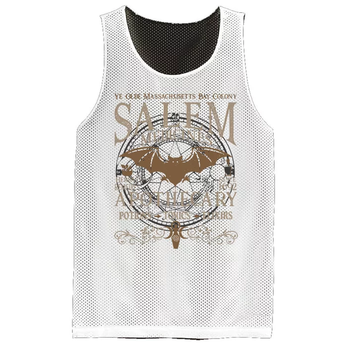 Salem Apothecary Halloween Mesh Reversible Basketball Jersey Tank