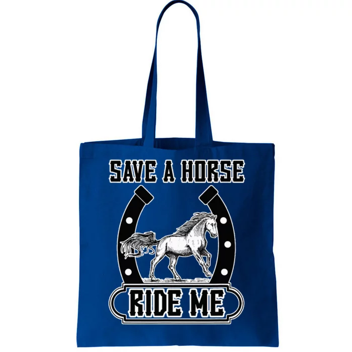 Save A Horse Ride Me Funny Cowboy Tote Bag