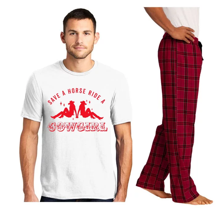 Save A Horse Ride A Cowgirl Lesbian Howdy Lesbians Pajama Set