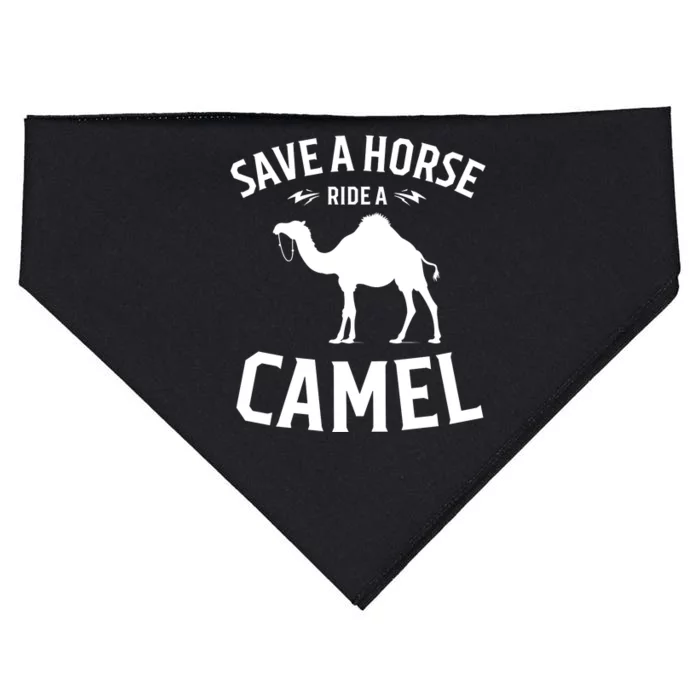 Save A Horse Ride A Camel USA-Made Doggie Bandana