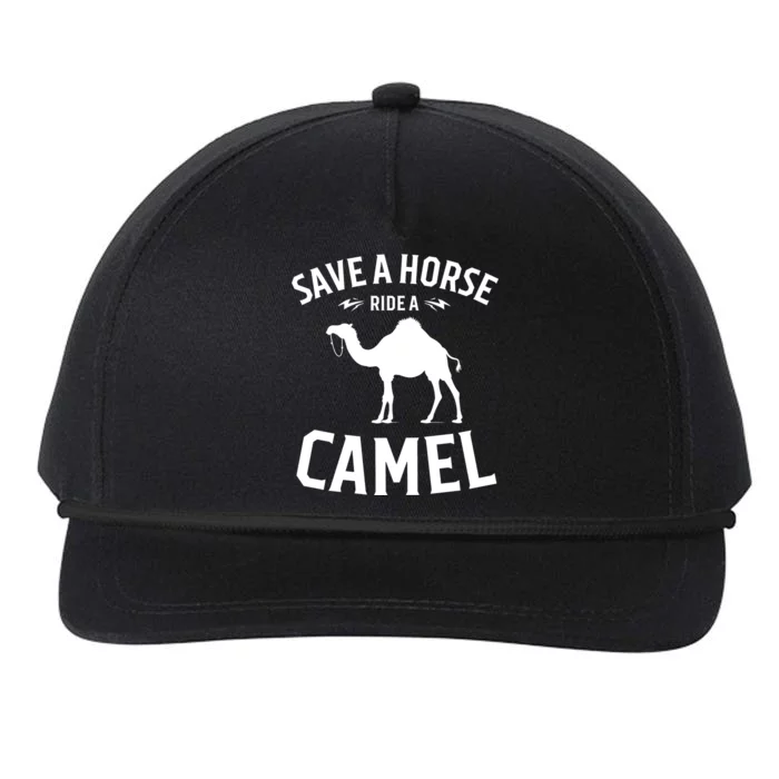 Save A Horse Ride A Camel Snapback Five-Panel Rope Hat