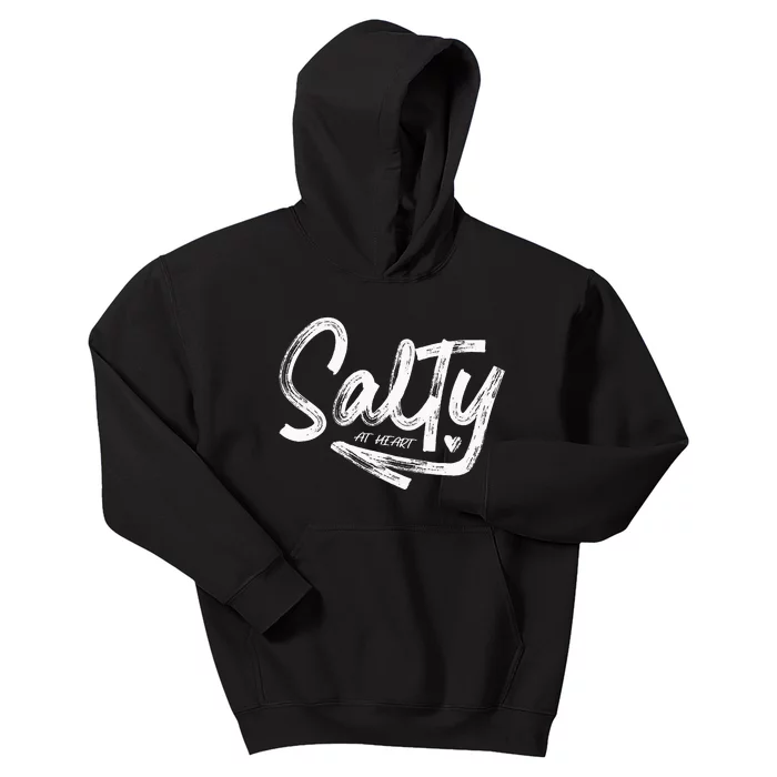 Salty at Heart Ocean Child Soul Wave Sea Love Home Fun Kids Hoodie