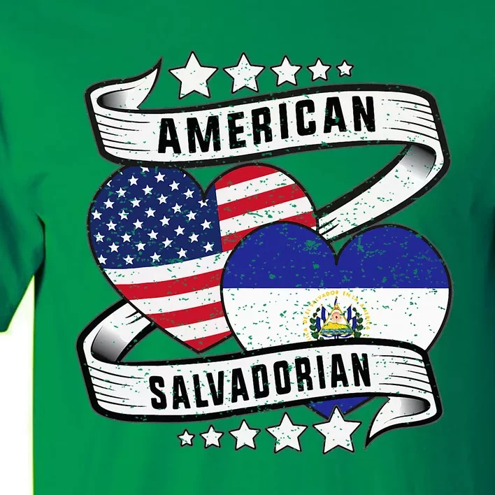 Salvadoran American Half American Half El Salvador Tall T-Shirt