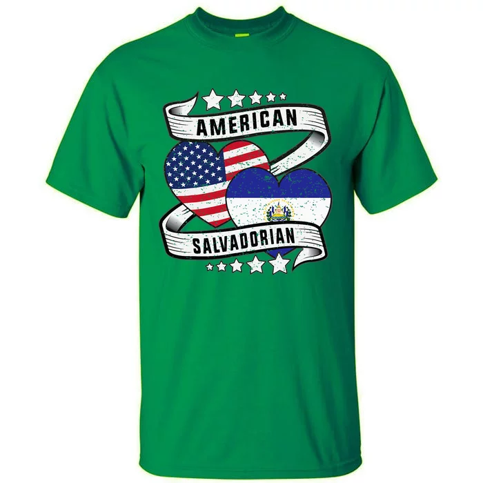 Salvadoran American Half American Half El Salvador Tall T-Shirt