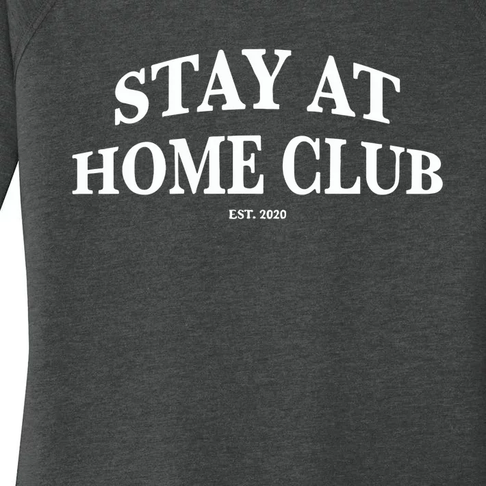 Stay At Home Club Women's Perfect Tri Tunic Long Sleeve Shirt