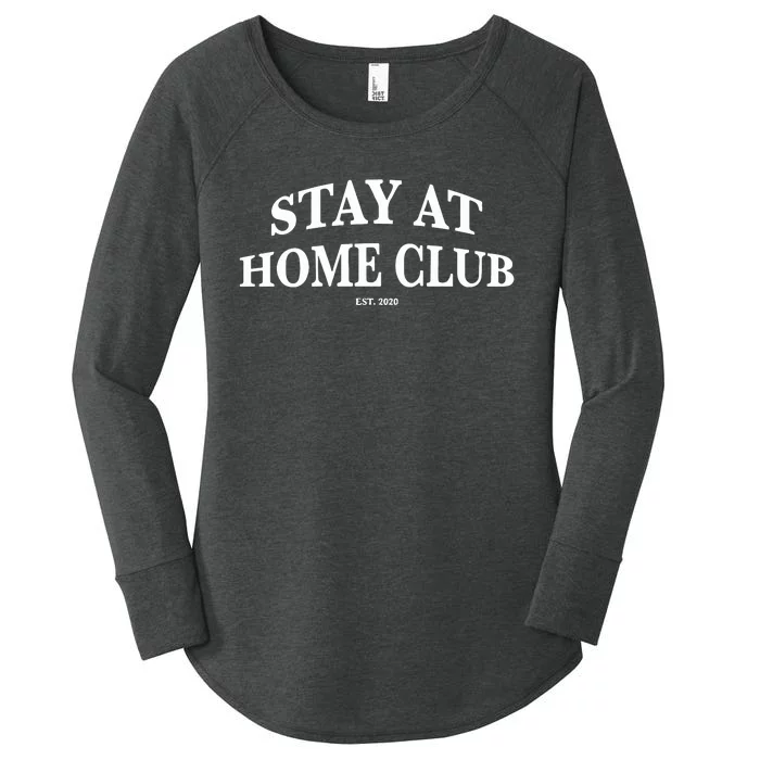 Stay At Home Club Women's Perfect Tri Tunic Long Sleeve Shirt