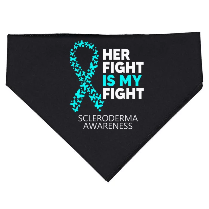 Scleroderma Awareness Her Fight is my Fight Disease USA-Made Doggie Bandana