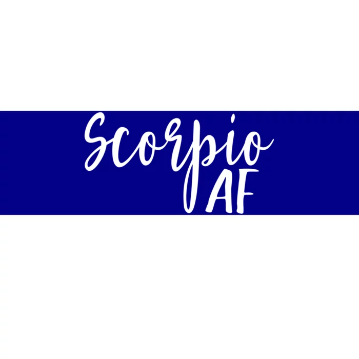 Scorpio Af Horoscope Zodiac Astrology Sign Gift Bumper Sticker