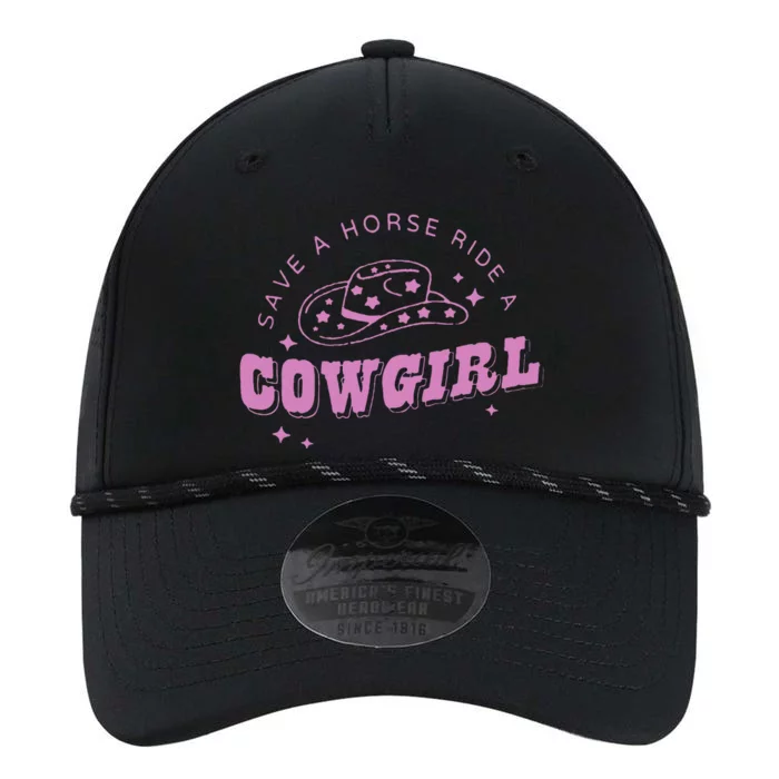 Save A Horse Ride A Cowgirl Lesbian Western Subtle Pride Performance The Dyno Cap