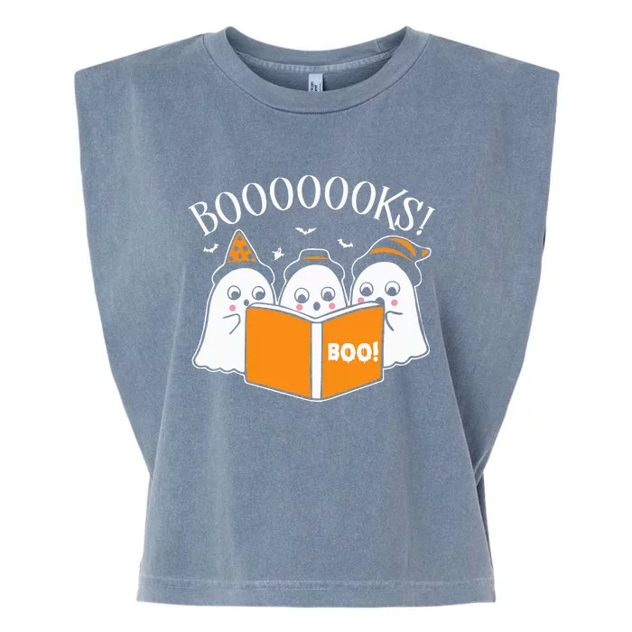 Spooky and Hilarious Ghostthemed Halloween Reading for Teachers Garment-Dyed Women's Muscle Tee