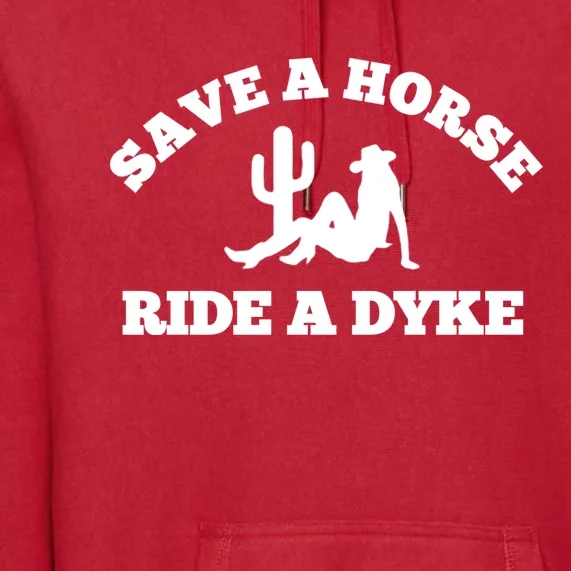 Save A Horse Ride A Dyke Premium Hoodie