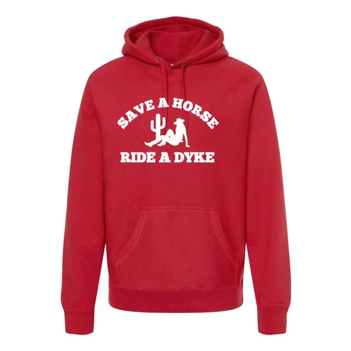 Save A Horse Ride A Dyke Premium Hoodie