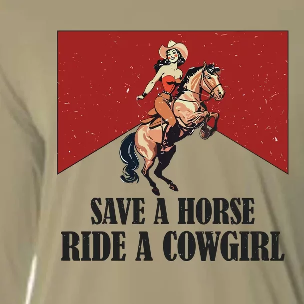 Save A Horse Ride A Cowgirl Cooling Performance Long Sleeve Crew