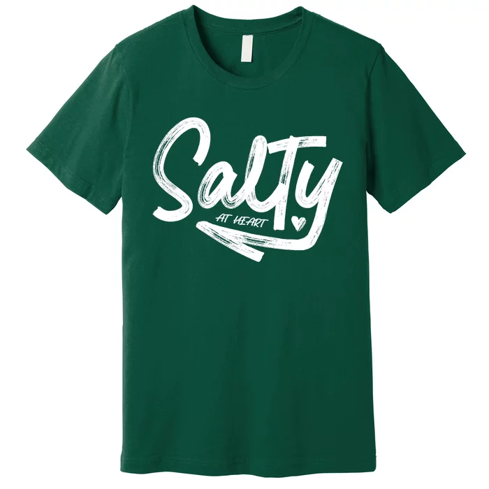 Salty At Heart Ocean Child Soul Wave Sea Love Home Premium T-Shirt