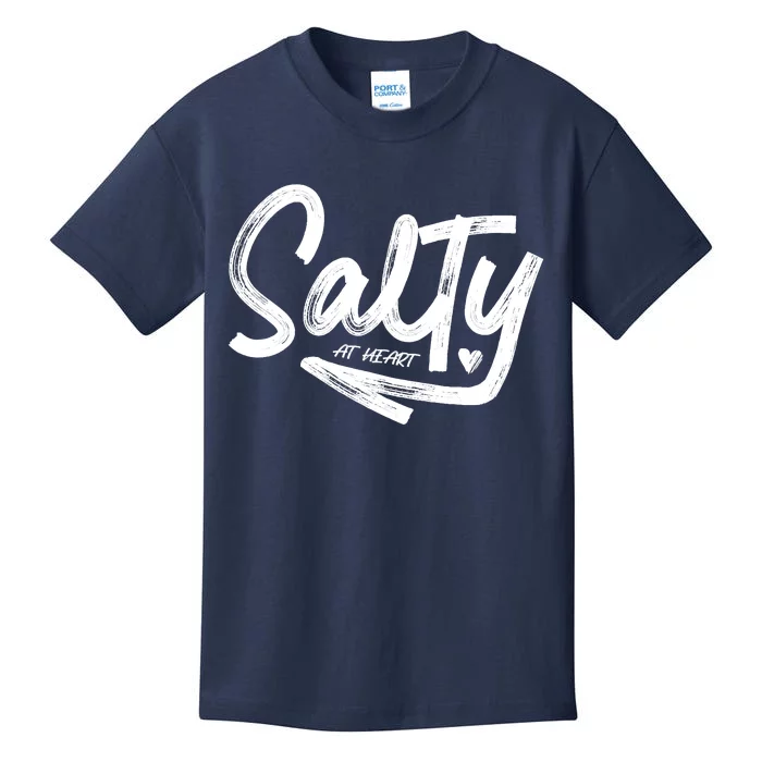 Salty At Heart Ocean Child Soul Wave Sea Love Home Kids T-Shirt