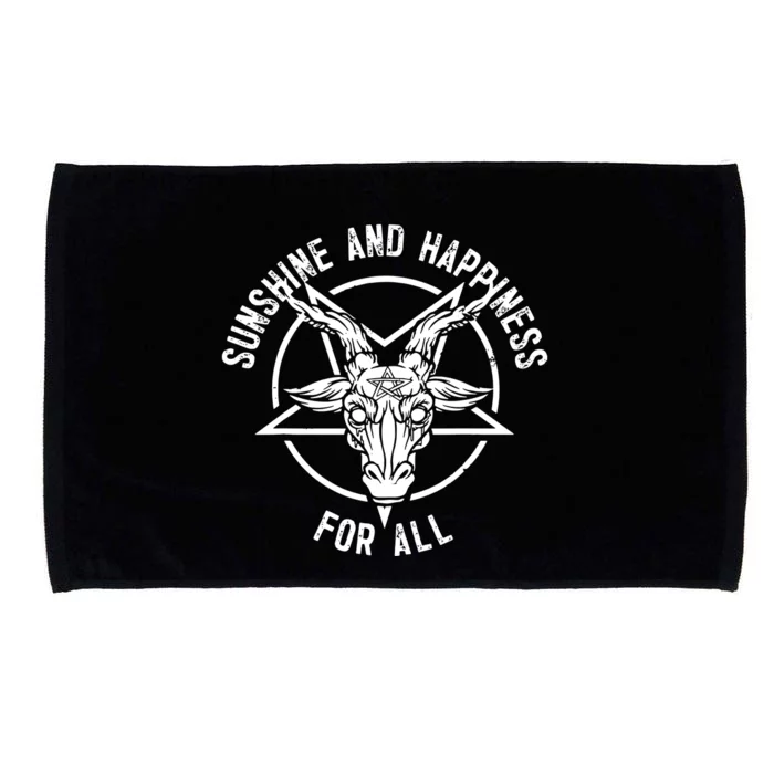 Sunshine And Happiness Heavy Metal For All Microfiber Hand Towel