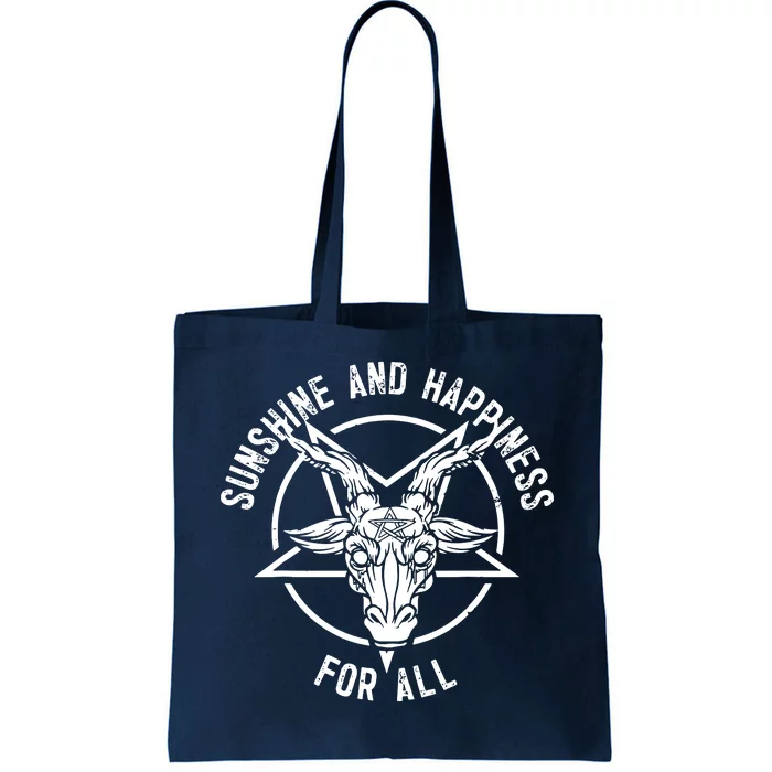 Sunshine And Happiness Heavy Metal For All Tote Bag