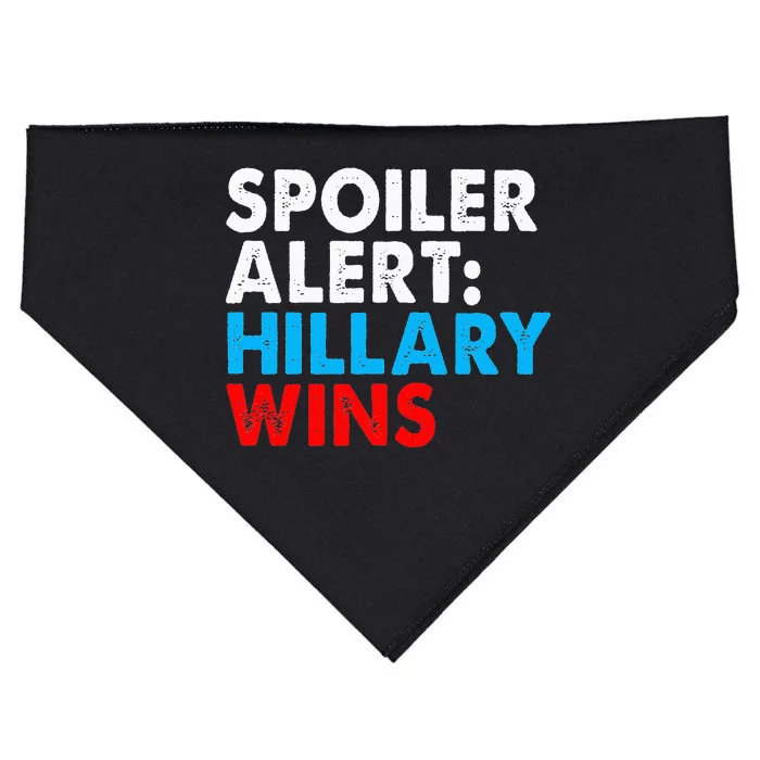 Spoiler Alert Hillary Wins USA-Made Doggie Bandana