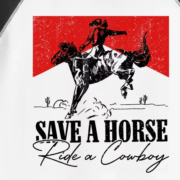 Save A Horse Ride A Cowboy Skeleton Country Skull Western Toddler Fine Jersey T-Shirt