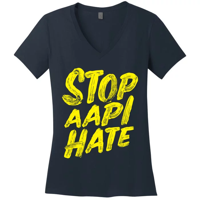 Stop Aapi Hate Women's V-Neck T-Shirt