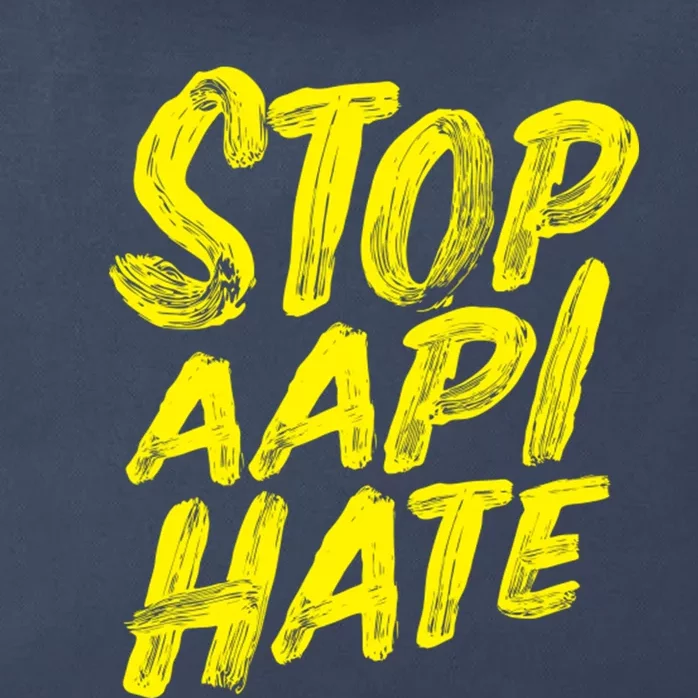 Stop Aapi Hate Zip Tote Bag