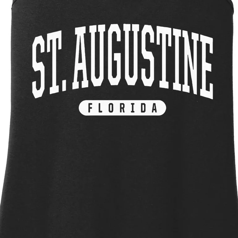 St Augustine Hoodie Swea College University Style FL Ladies Essential Tank