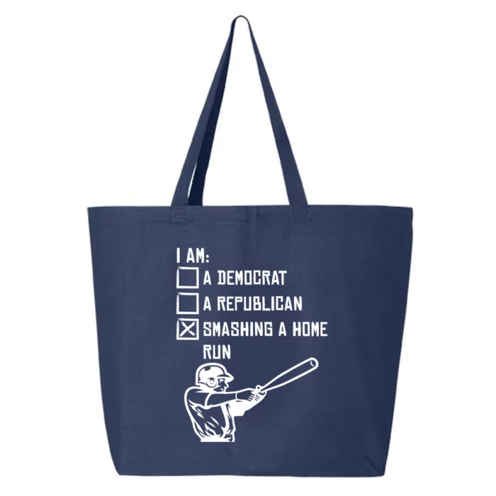 Smashing A Home Run Funny Gift Funny Baseball Player Pitch Baseballer Cool Gift 25L Jumbo Tote