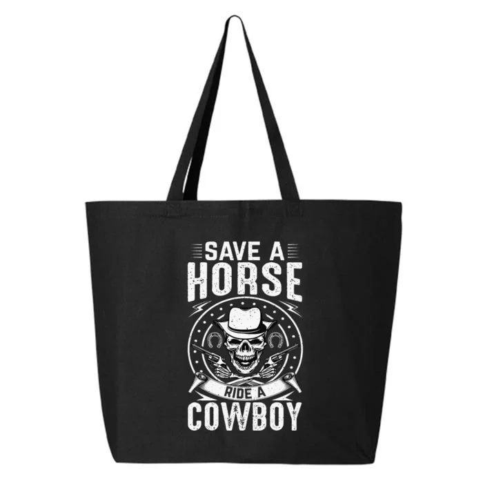 Save A Horse Ride A Cowboy 25L Jumbo Tote