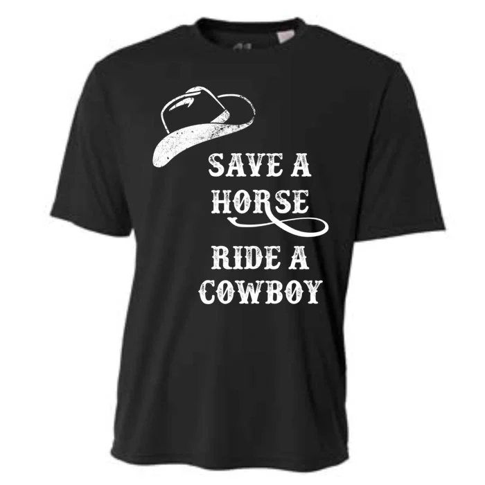 Save A Horse, Ride A Cowboy! Cooling Performance Crew T-Shirt