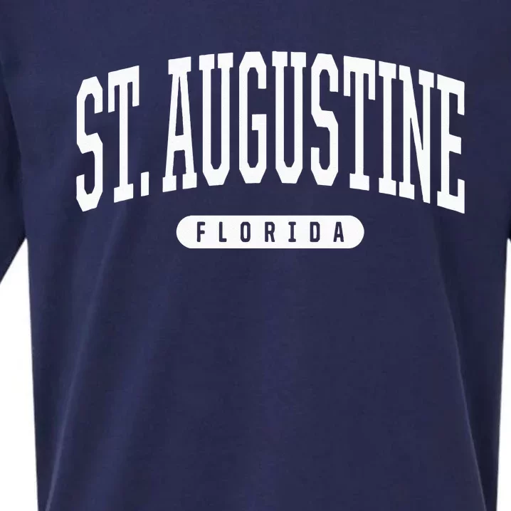 St Augustine Hoodie Swea College University Style FL Sueded Cloud Jersey T-Shirt