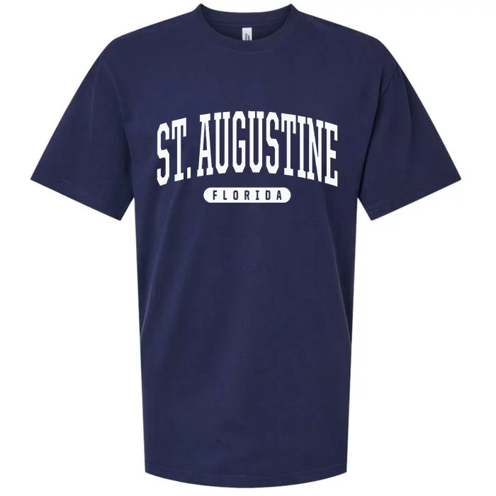 St Augustine Hoodie Swea College University Style FL Sueded Cloud Jersey T-Shirt