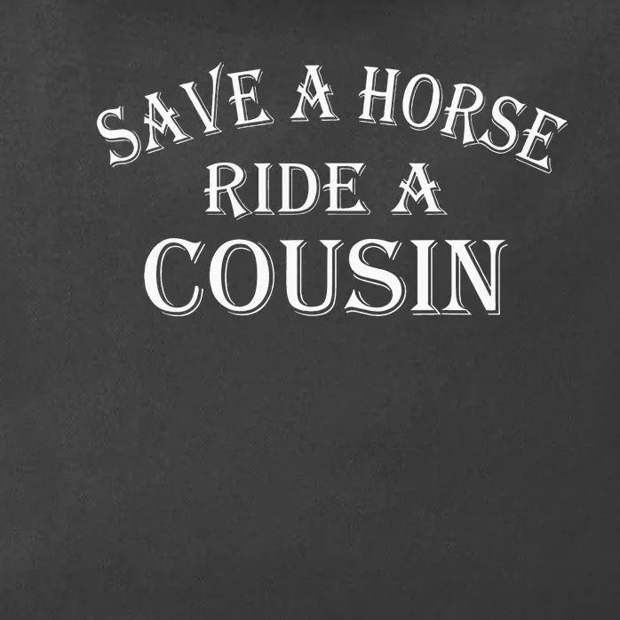 Save a Horse Ride A Cousin Hillbilly Redneck Southern Joke Zip Tote Bag