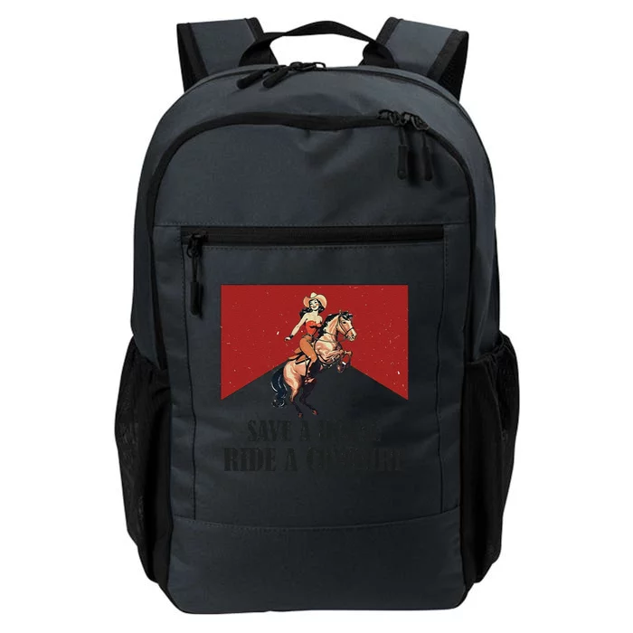 Save A Horse Ride A Cowgirl Daily Commute Backpack