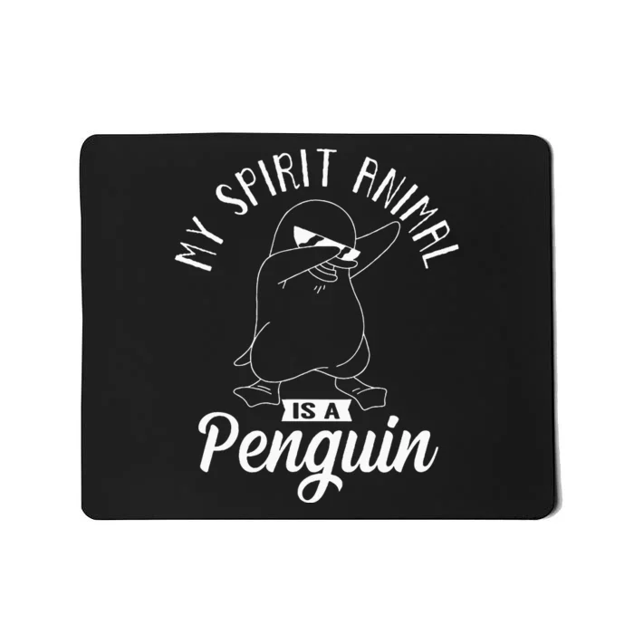 Spirit Animal Is A Penguin Dabbing Dab Antarctica Penguins Mousepad