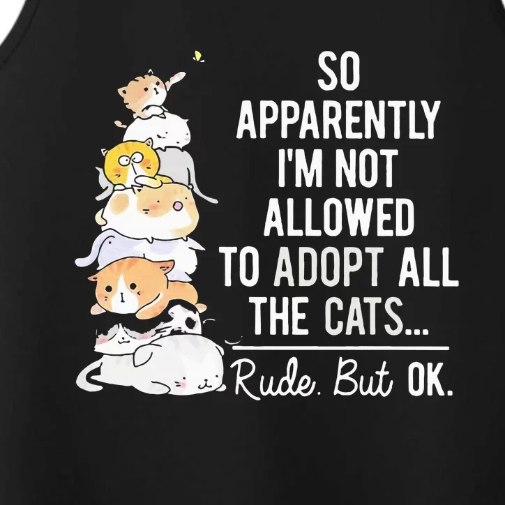 So Apparently IM Not Allowed To Adopt All The Cats Performance Tank