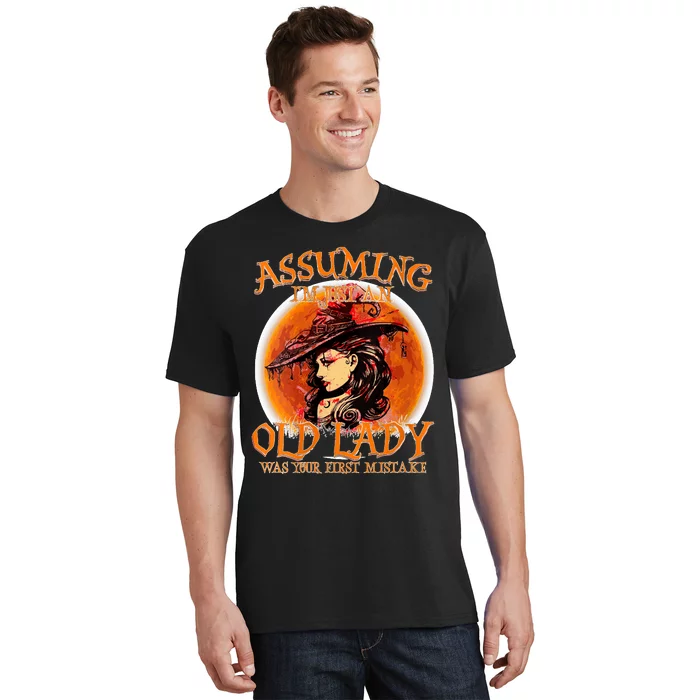 S Assuming IM Just An Old Lady Was Your First Mistake V Neck T-Shirt