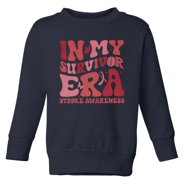 Stroke Awareness In My Survivor Era Toddler Sweatshirt