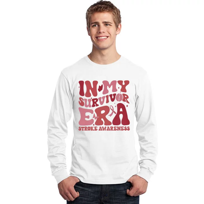 Stroke Awareness In My Survivor Era Tall Long Sleeve T-Shirt