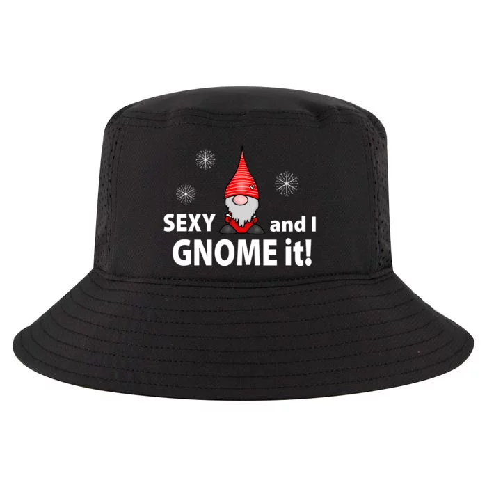 Sexy And I Gnome It Cool Comfort Performance Bucket Hat