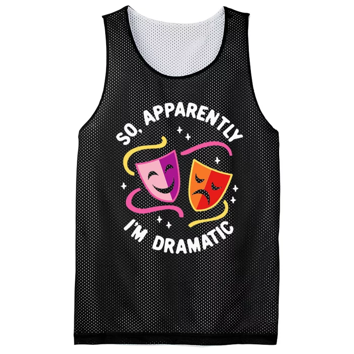 So Apparently IM Dramatic Rehearsal Musical Drama Actor Mesh Reversible Basketball Jersey Tank