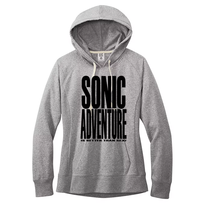 Sonic Adventure Is Better Than Sex Women's Fleece Hoodie