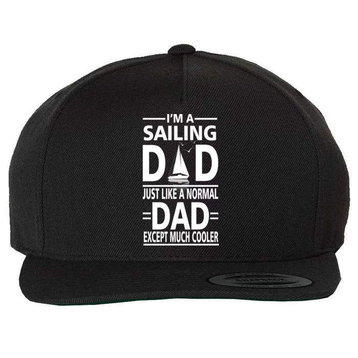 Sailing Dad Wool Snapback Cap