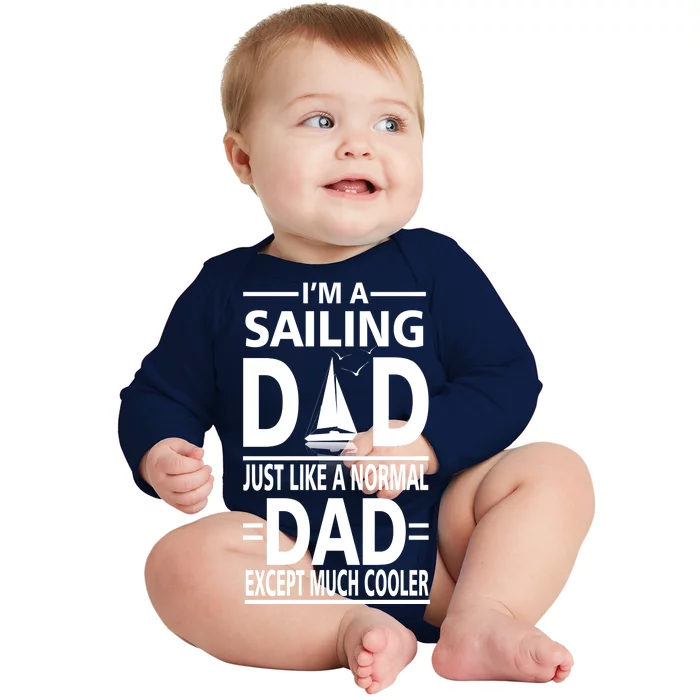 Sailing Dad Baby Long Sleeve Bodysuit