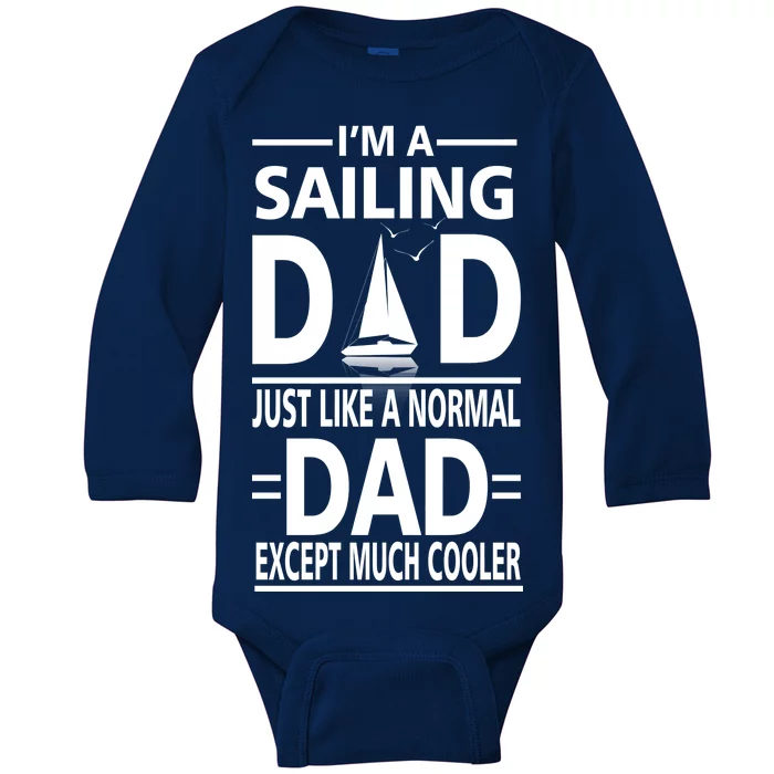 Sailing Dad Baby Long Sleeve Bodysuit