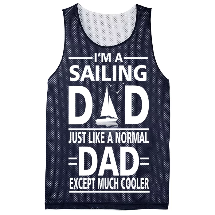 Sailing Dad Mesh Reversible Basketball Jersey Tank