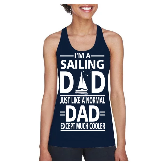 Sailing Dad Women's Racerback Tank