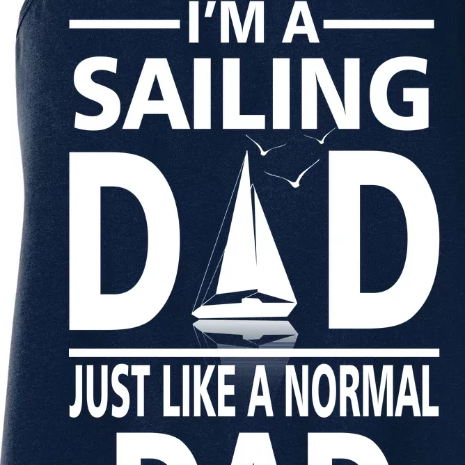 Sailing Dad Women's Racerback Tank