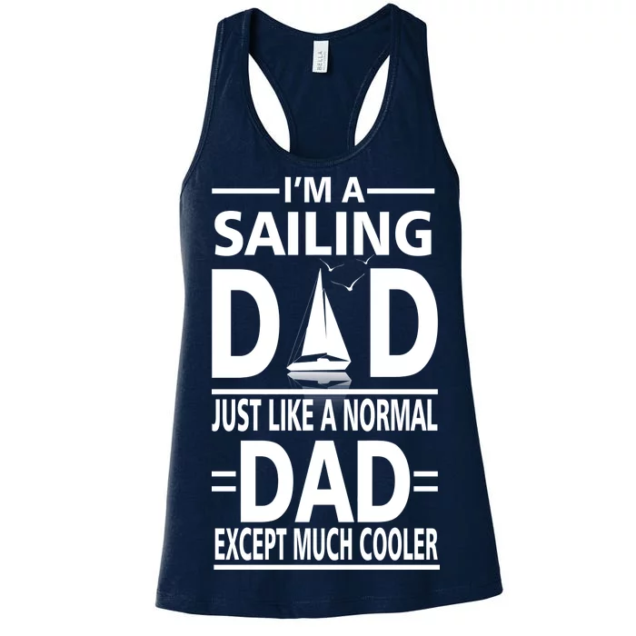 Sailing Dad Women's Racerback Tank